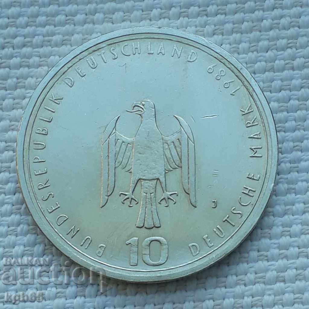 10 марки 1989 г. Германия.