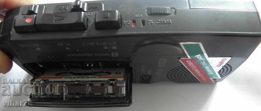 SANYO dictaphone with cassette working with price 37.99 BGN | € 19.42 SANYO dictaphone with cassette working with price 37.99 BGN | € 19.42