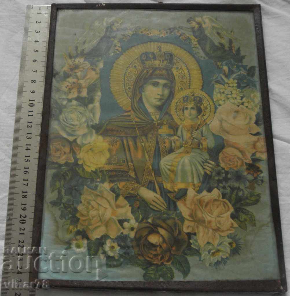 Auction Old lithography icon Auction Old lithography icon