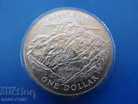 RS (24) New Zealand 1 Dollar 1970 Rare