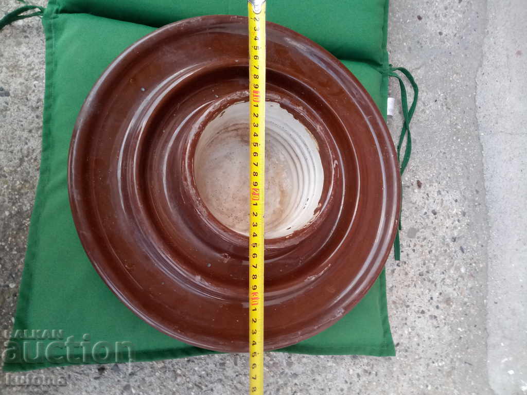 Auction Old porcelain electrical insulator Auction Old porcelain electrical insulator