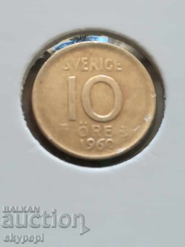 10 iore 1960 ασημένια Σουηδία