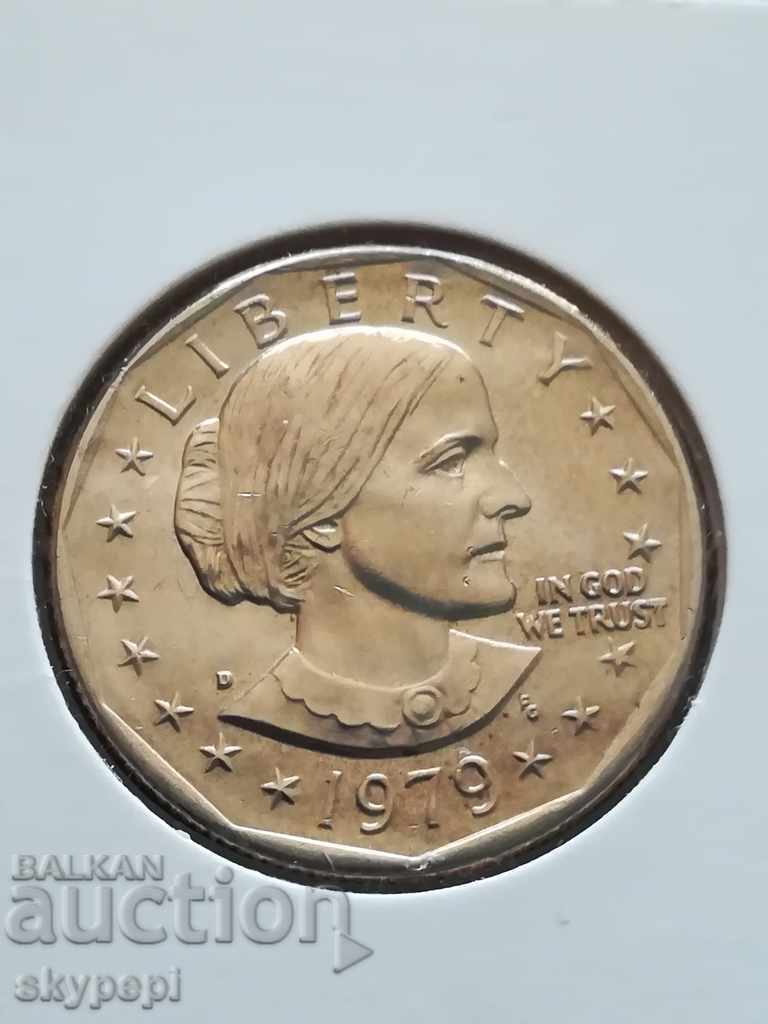 1 долар 1979 D