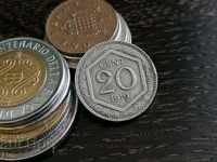 Монета - Италия - 20 цента | 1919г.