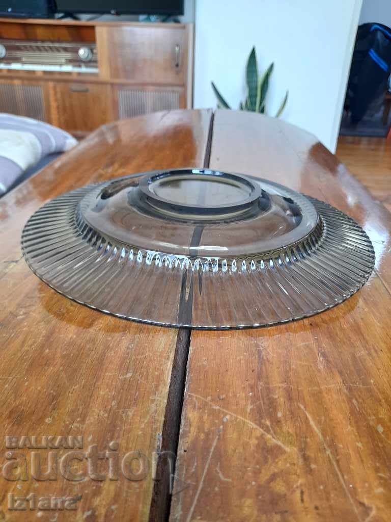 Доставка на Стара стъклена чиния,плато Доставка на Стара стъклена чиния,плато