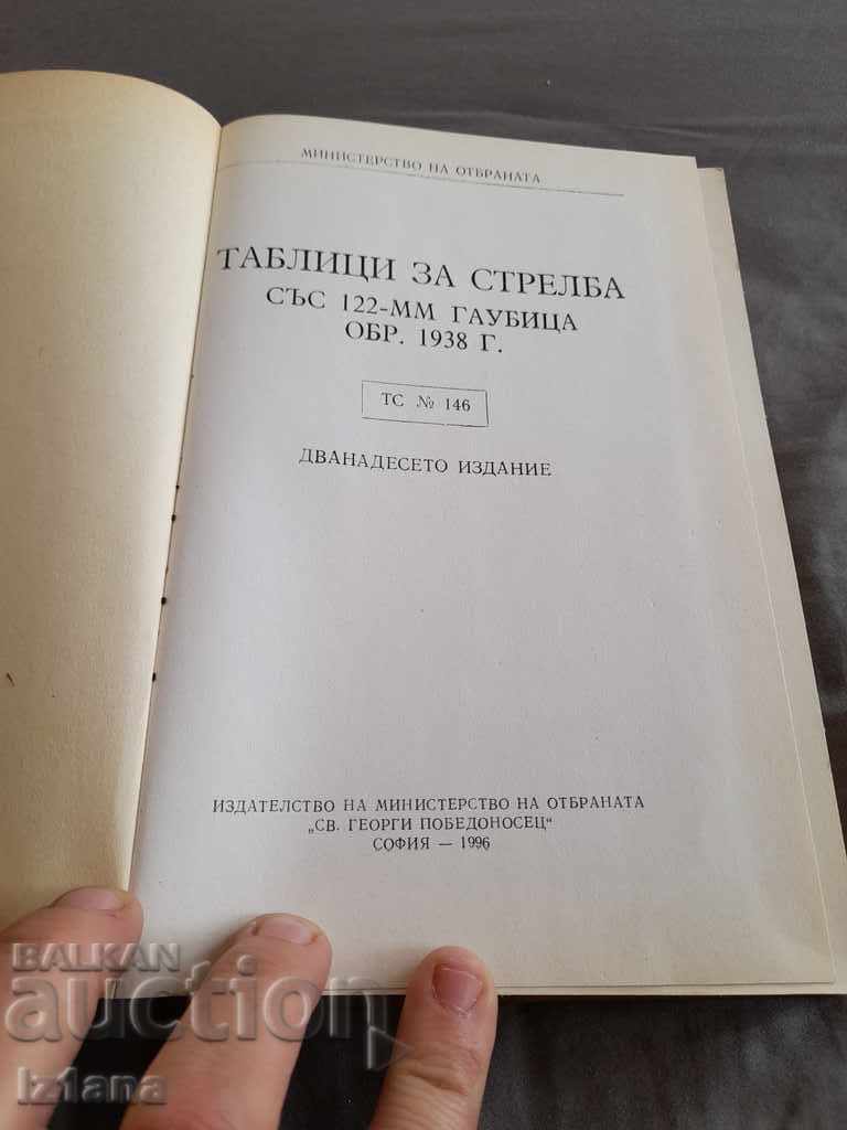 Book Shooting Tables with 122-mm Howitzer with price 20.00 BGN | € 10.23