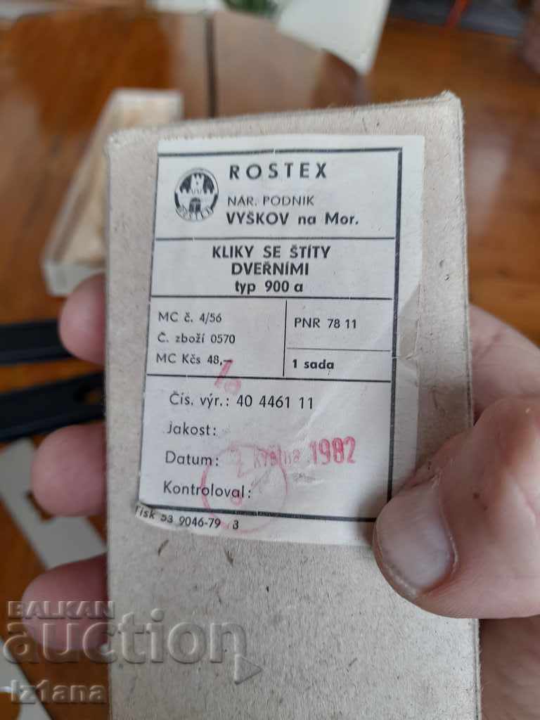 Old lock handles, door Rostex - 6 Old lock handles, door Rostex - 6