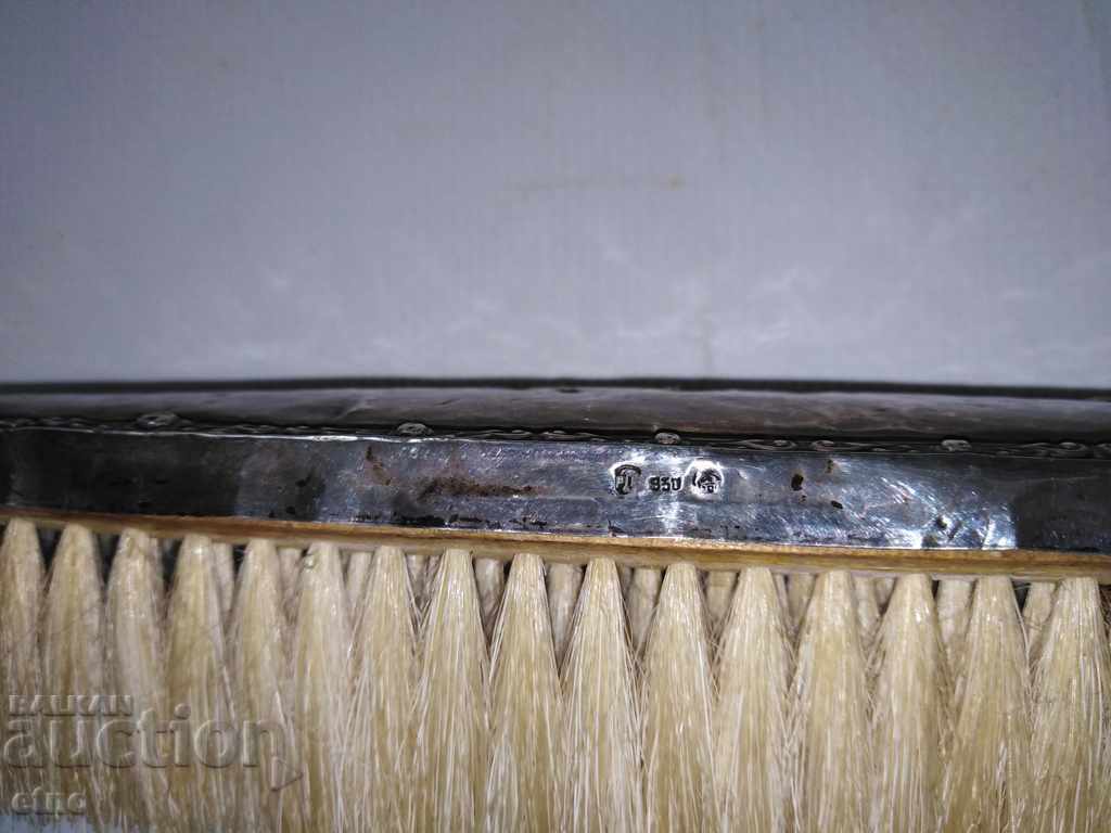 Auction VERY OLD ENGLISH SILVER "830" CLOTHES BRUSH Auction VERY OLD ENGLISH SILVER "830" CLOTHES BRUSH