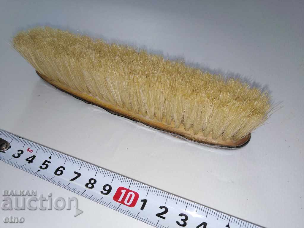 VERY OLD ENGLISH SILVER "830" CLOTHES BRUSH - 5 VERY OLD ENGLISH SILVER "830" CLOTHES BRUSH - 5