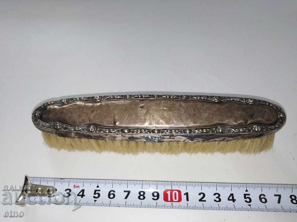 VERY OLD ENGLISH SILVER "830" CLOTHES BRUSH VERY OLD ENGLISH SILVER "830" CLOTHES BRUSH
