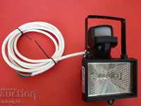 English Powerful Floodlight with Sensor and Timer-150W