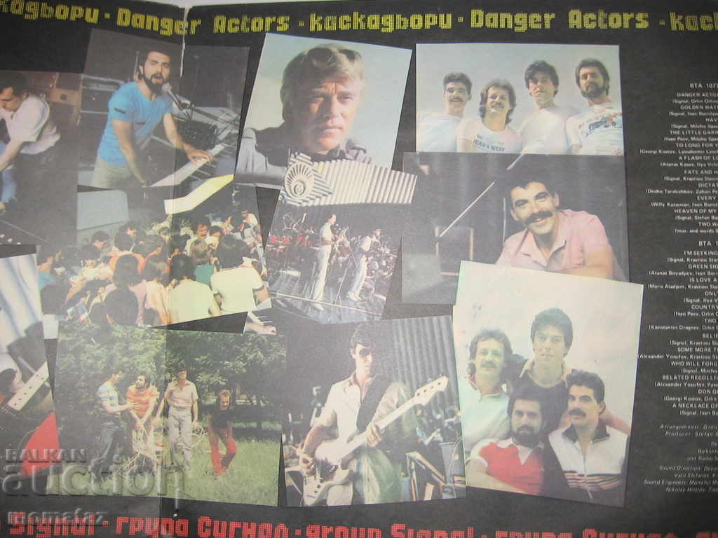 BG ROCK GROUP SIGNAL STUCKERS WTA 10777/8 AUTOGRAPHS - 5 BG ROCK GROUP SIGNAL STUCKERS WTA 10777/8 AUTOGRAPHS - 5