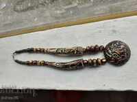 Great old necklace made of real horn