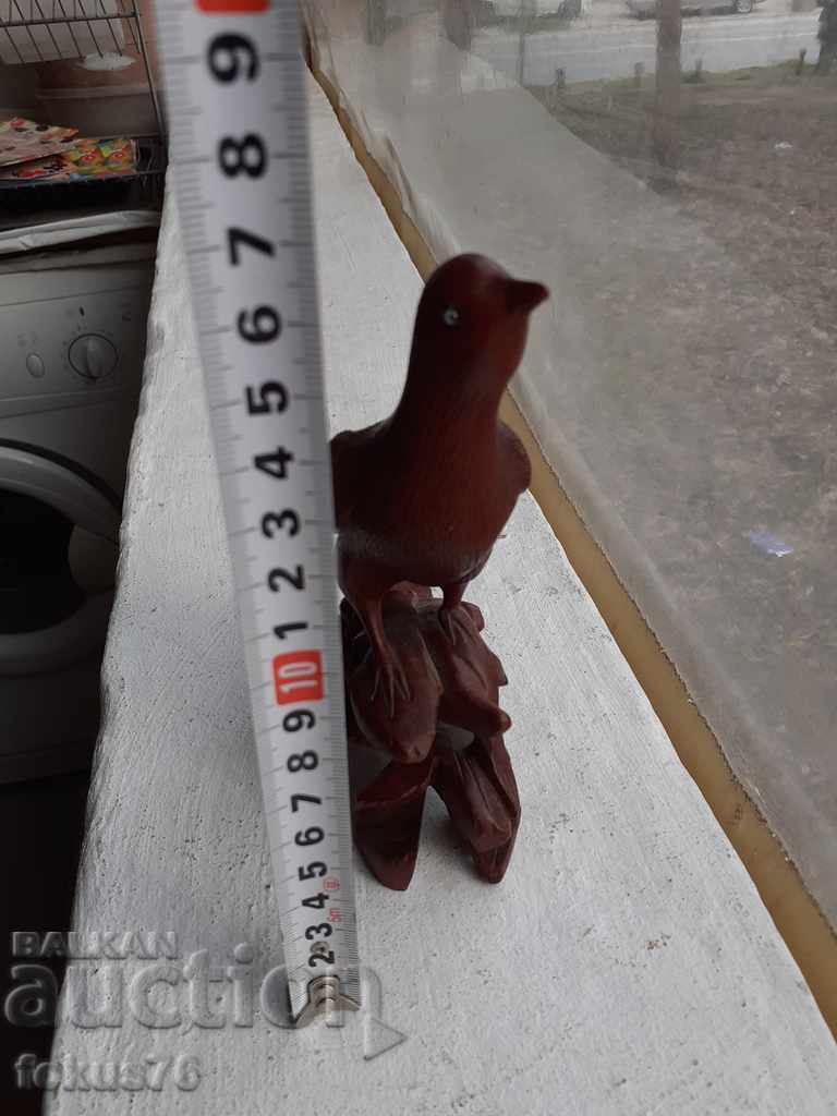 Old beautiful wooden statuette - chick - wood carving - 6 Old beautiful wooden statuette - chick - wood carving - 6