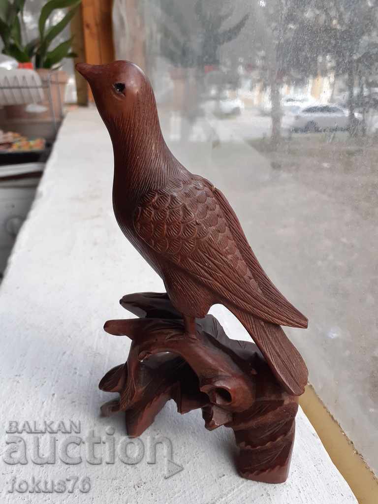 Old beautiful wooden statuette - chick - wood carving - 7 Old beautiful wooden statuette - chick - wood carving - 7