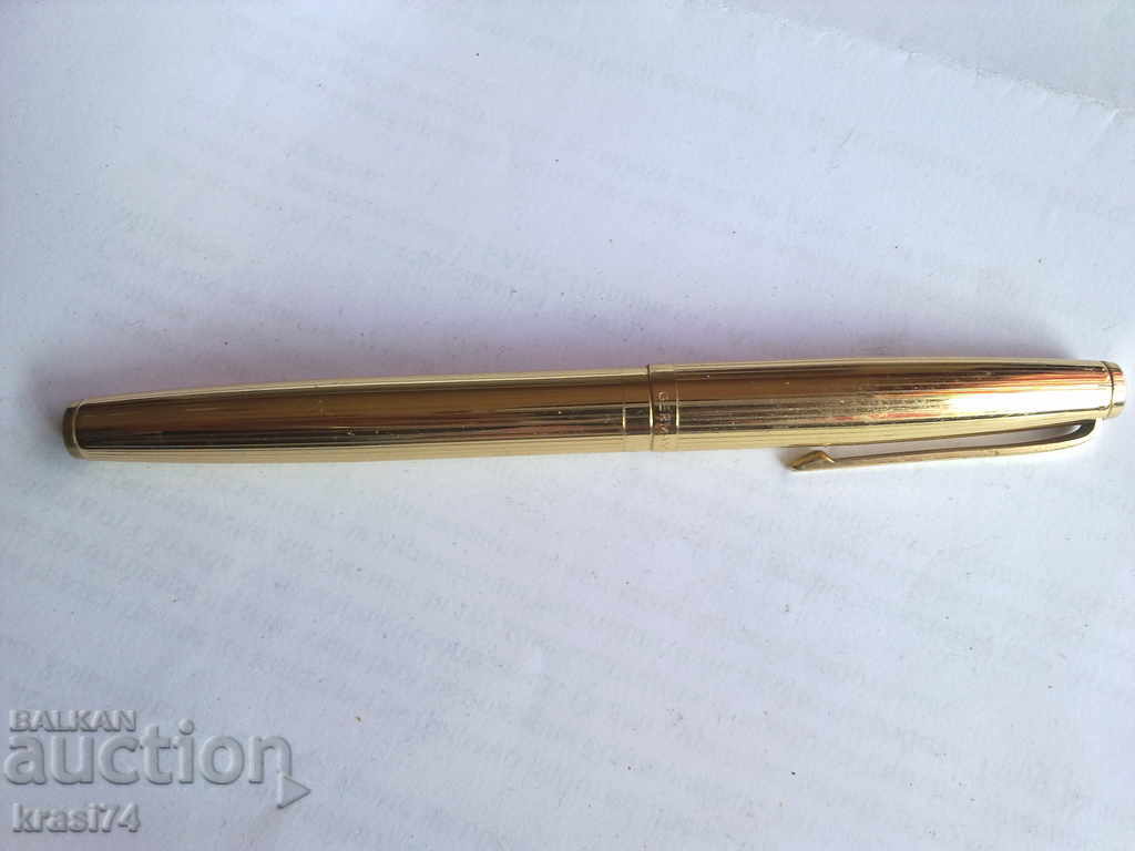 Позлатена писалка със златен писец - Германия