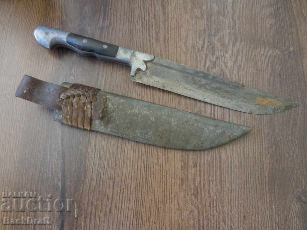 Old Knife with a sheath by master Dimitar Dimitrov with price 199.00 BGN | € 101.75 Old Knife with a sheath by master Dimitar Dimitrov with price 199.00 BGN | € 101.75