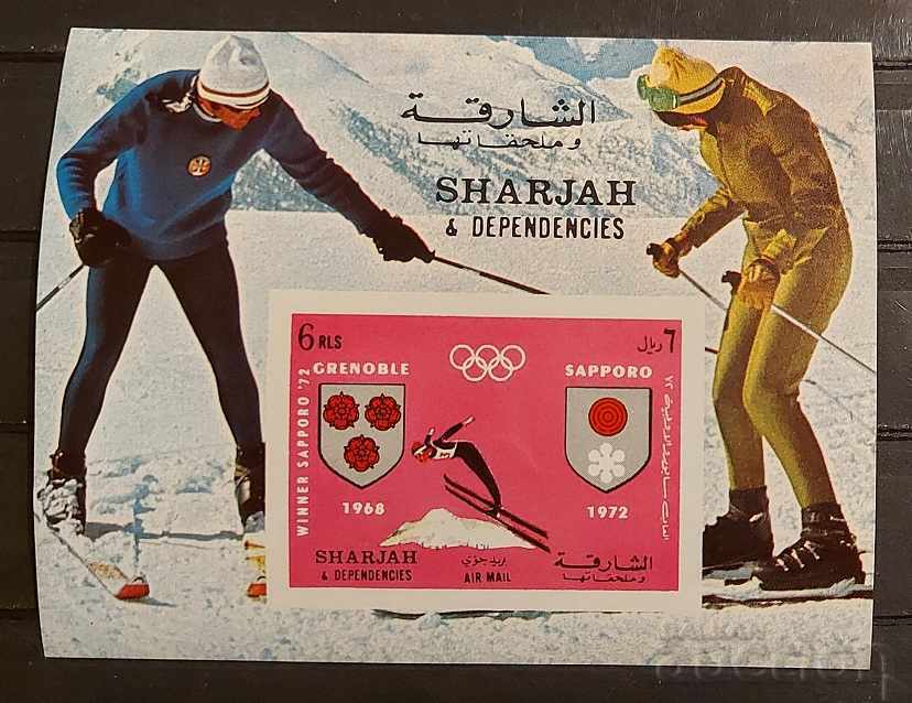 Sharjah 1971 Sport/Olympic Games Block Imperforate MNH Sharjah 1971 Sport/Olympic Games Block Imperforate MNH
