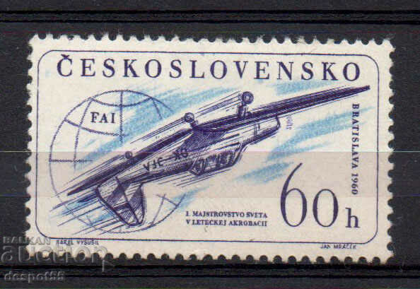 1960. Cehoslovacia. Peninsula Aerobatică Mondială.