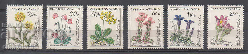 1960. Czechoslovakia. Flowers.