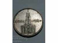 2 марки Германия 1934г F с годината сребърна.