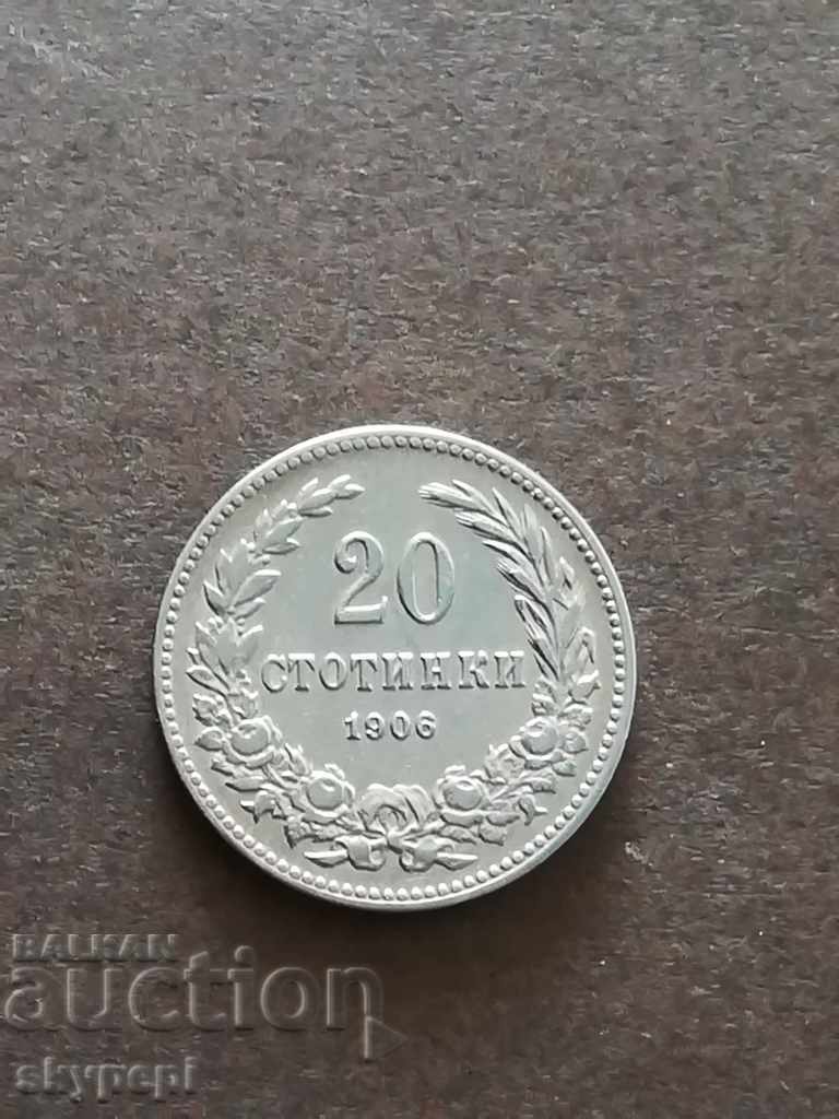 20 cenți 1906