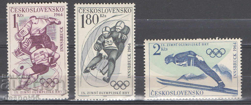 1964. Чехословакия. Зимни олимпийски игри - Инсбрук 1964.