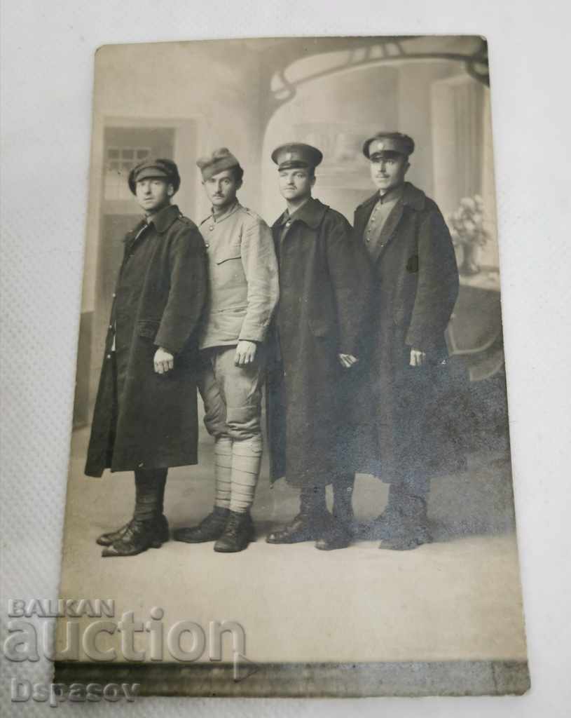 Occupation Postcard Photo Fashion Soldiers
