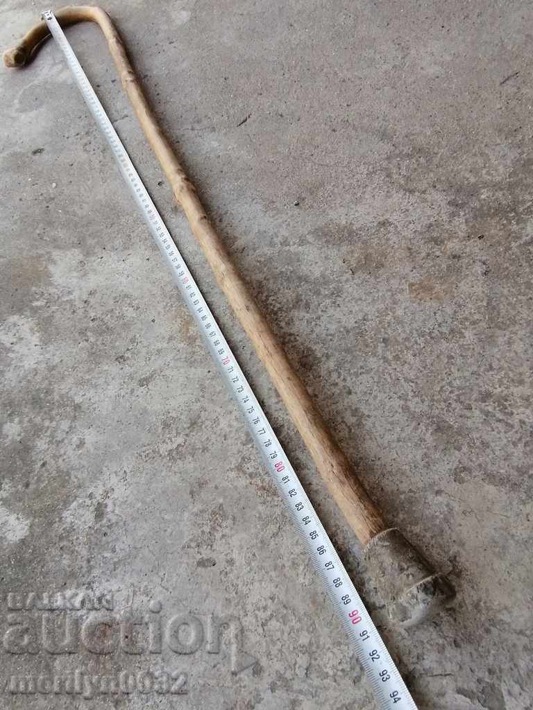 Auction Old wooden cane mid-20th century primitive Auction Old wooden cane mid-20th century primitive