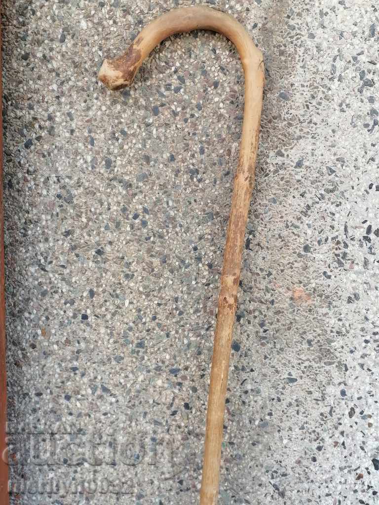 Old wooden cane mid-20th century primitive - 5 Old wooden cane mid-20th century primitive - 5