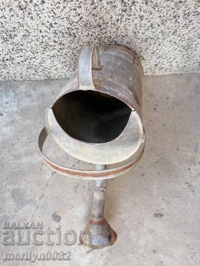 Old garden watering can in a tube, watering can - 6 Old garden watering can in a tube, watering can - 6