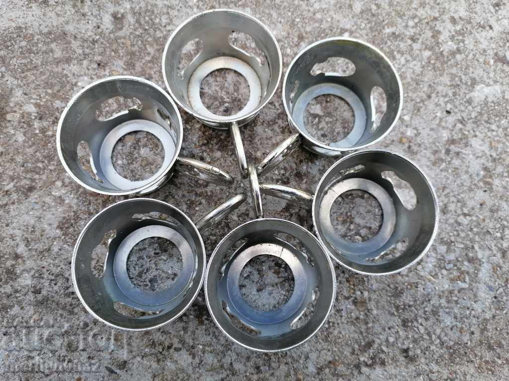 Auction  Set of coasters for cups, 6 pieces, cup coaster USSR