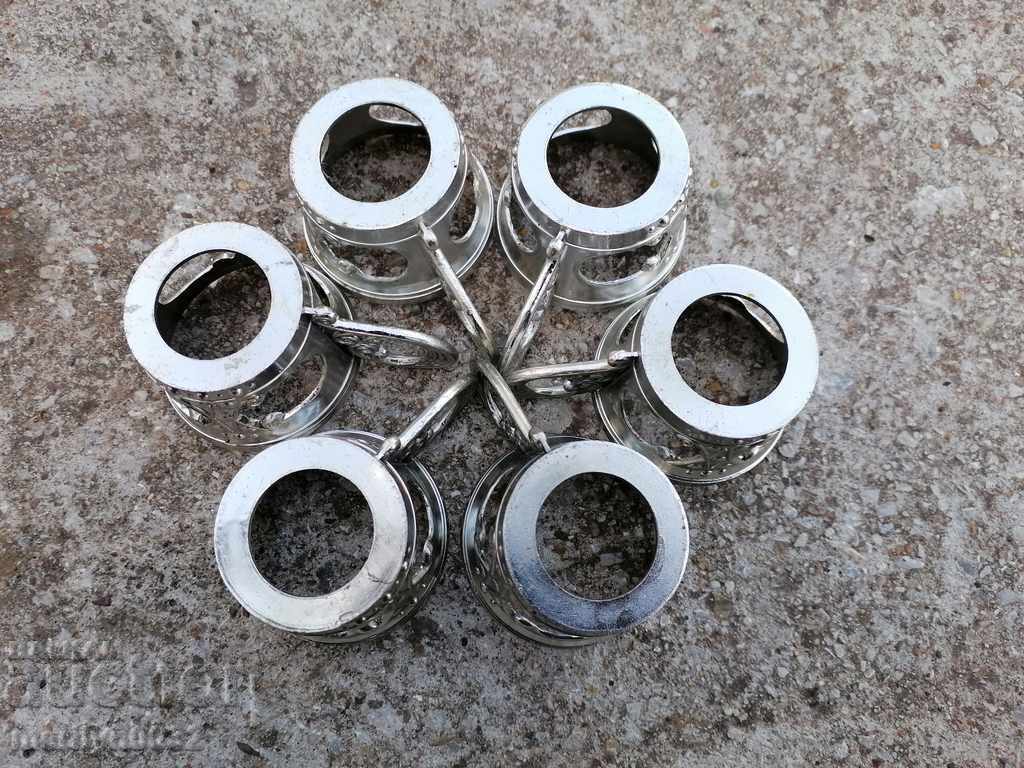 Delivery of Set of coasters for cups, 6 pieces, cup coaster USSR