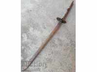 Old replica samurai sword saber checkers