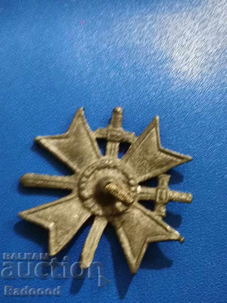 Auction Military cross for merit with swords 1939. Auction Military cross for merit with swords 1939.