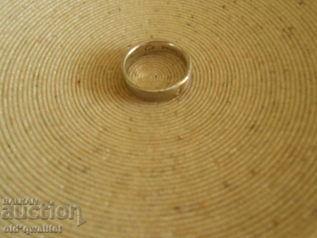 Ασημένιο δαχτυλίδι Δαχτυλίδι διαμαντένιο ασήμι 925, χρυσό 333 γραμματόσημα με τιμή 197.00 BGN | € 100.73