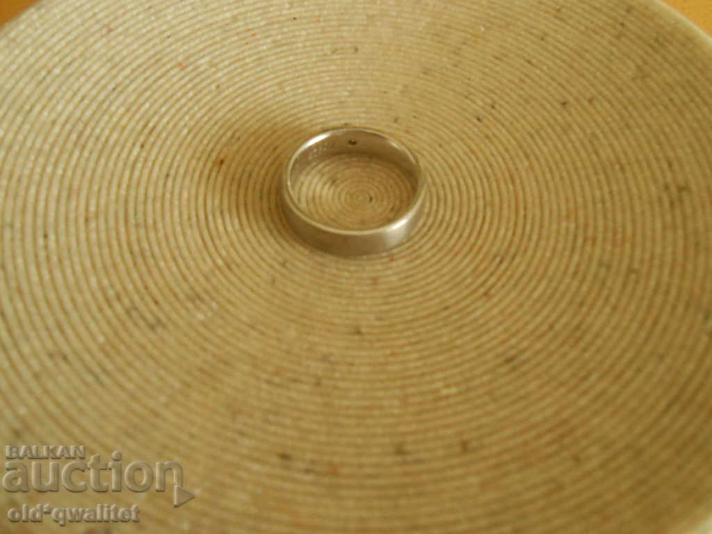 Παράδοση Ασημένιο δαχτυλίδι Δαχτυλίδι διαμαντένιο ασήμι 925, χρυσό 333 γραμματόσημα