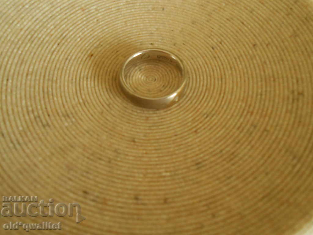 Ασημένιο δαχτυλίδι Δαχτυλίδι διαμαντένιο ασήμι 925, χρυσό 333 γραμματόσημα - 6