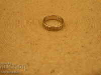 Silver ring / RING 5 pieces Diamonds silver 925, stamps