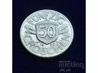 Монета - Австрия, 50 гроша 1955 година