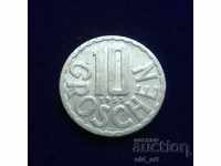 Monedă - Austria, 10 groseni 1955