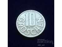 Monedă - Austria, 10 groseni 1971