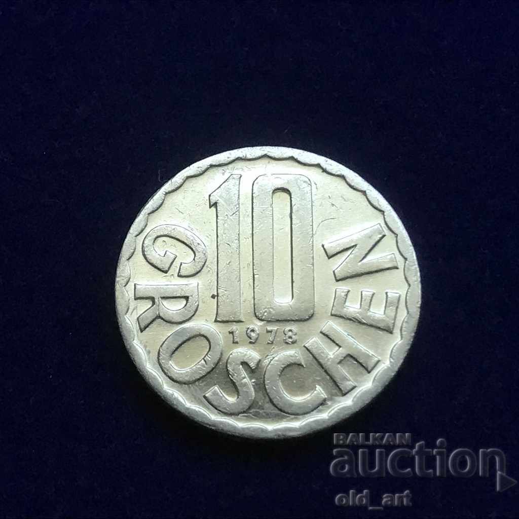 Coin - Austria, 10 groschen 1978