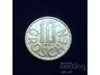 Monedă - Austria, 10 groși 1981