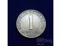 Монета - Австрия, 1 шилинг 1972 година