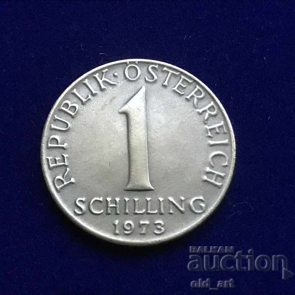 Νόμισμα - Αυστρία, 1 σελίνι 1973