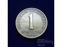 Монета - Австрия, 1 шилинг 1969 година