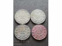 Lot 2 lei 1925 g. 4 buc
