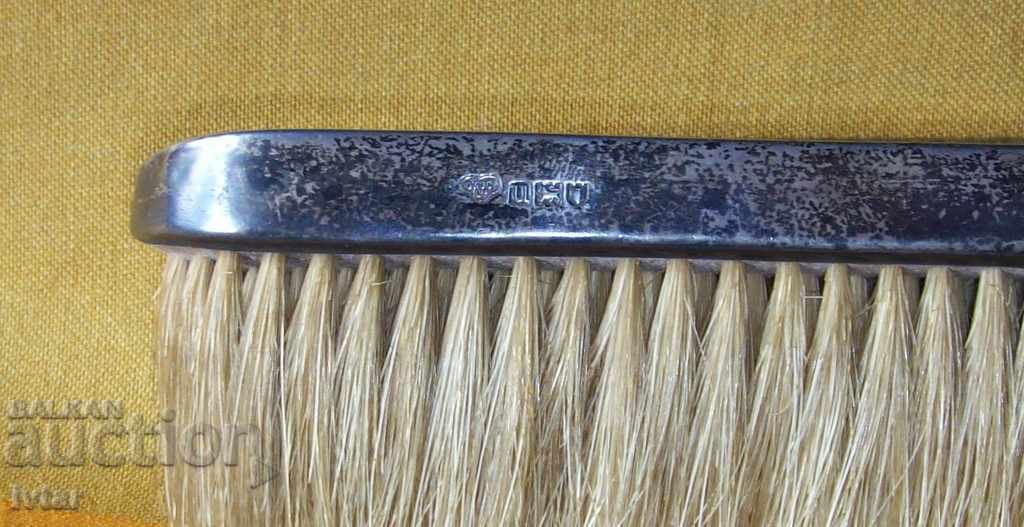 Old English silver brush - 5 Old English silver brush - 5