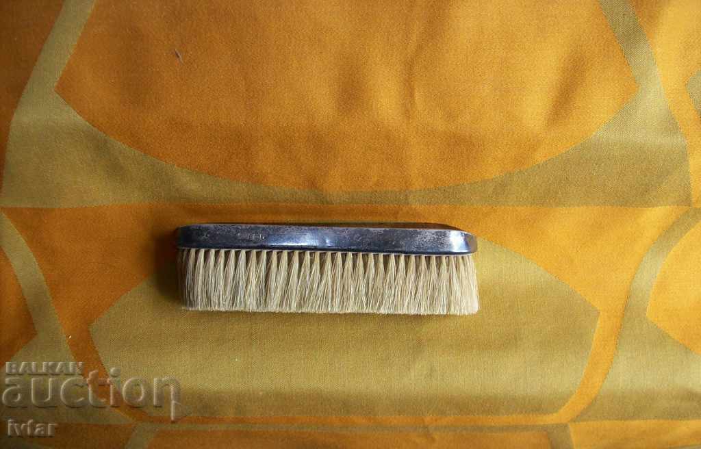 Old English silver brush Old English silver brush